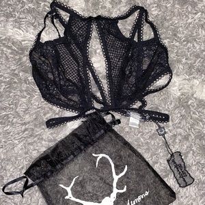 For love & lemons strappy lingerie top